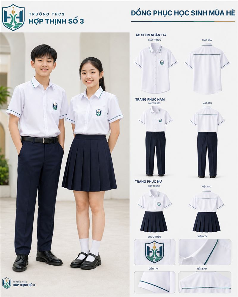 Chi tiết đồng phục hè
