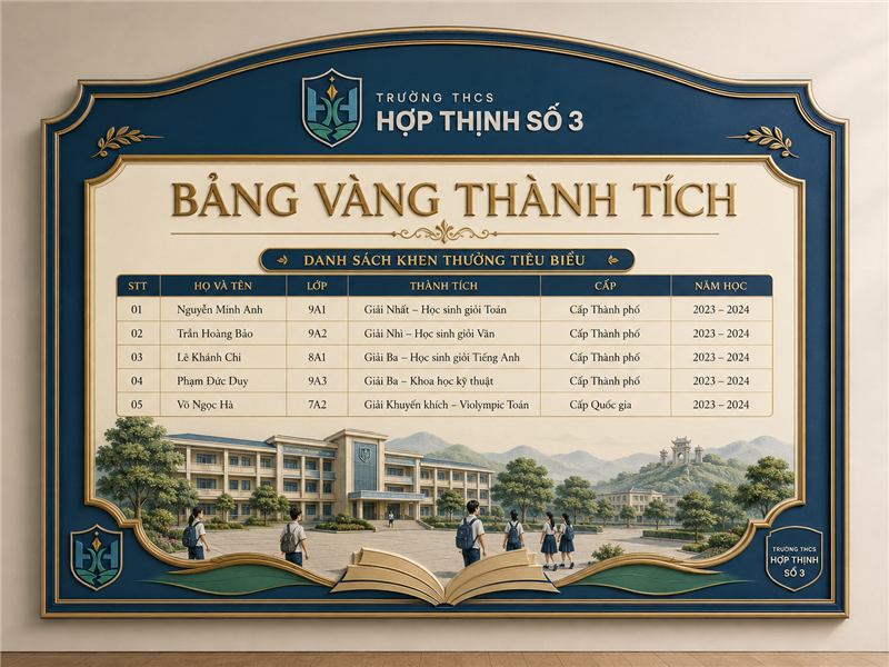Bảng vàng thành tích
