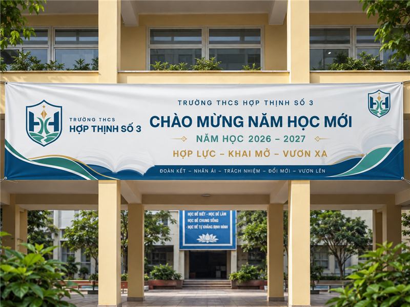 Băng-rôn chào mừng