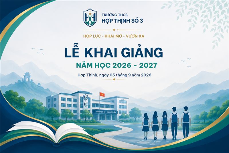 Phông khai giảng bản phẳng