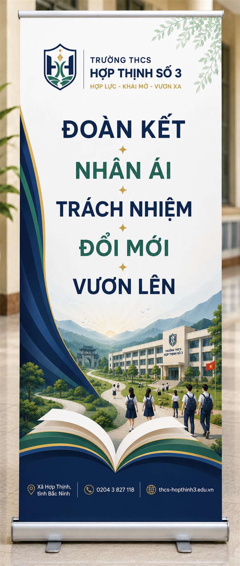 Standee giá trị cốt lõi